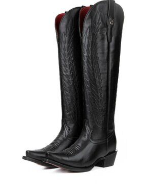 Valentina Tall Red Bottom Snip Toe Cowgirl Boot